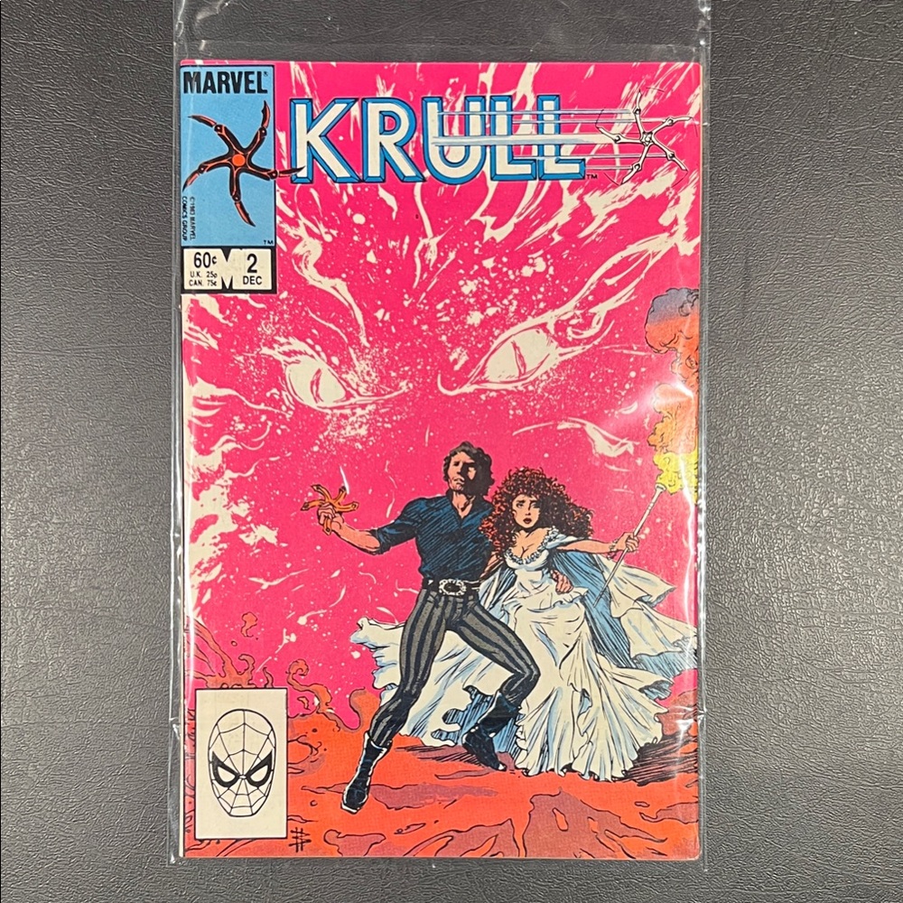Marvel Krull Comic with Pink and Red Cover